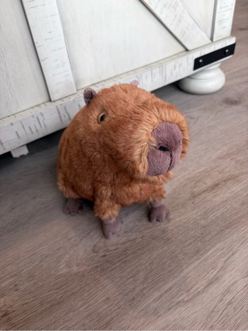 Jellycat Rust Brown Capybara Plush with Taupe Snout